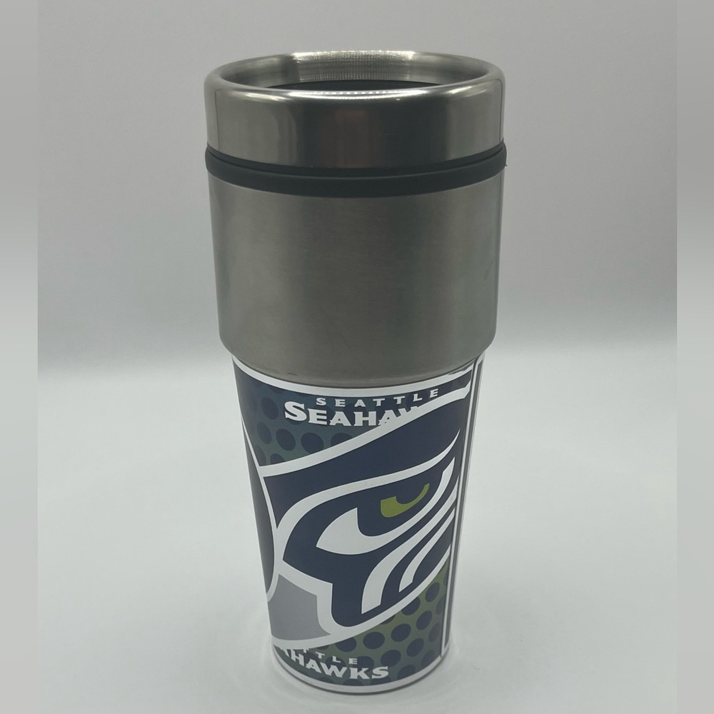 Seattle Seahawks Travel Tumbler Coffee Mug 16oz
